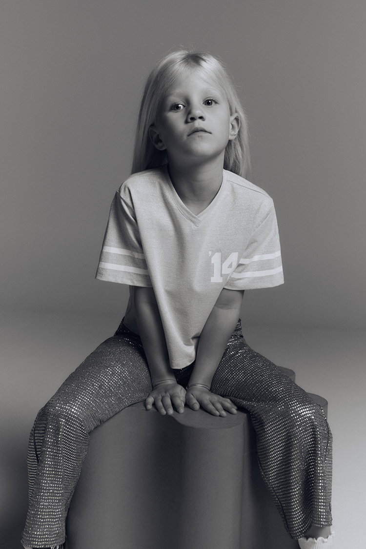 ALIX MINI ALIX MINI LUREX SPORTS T-SHIRT