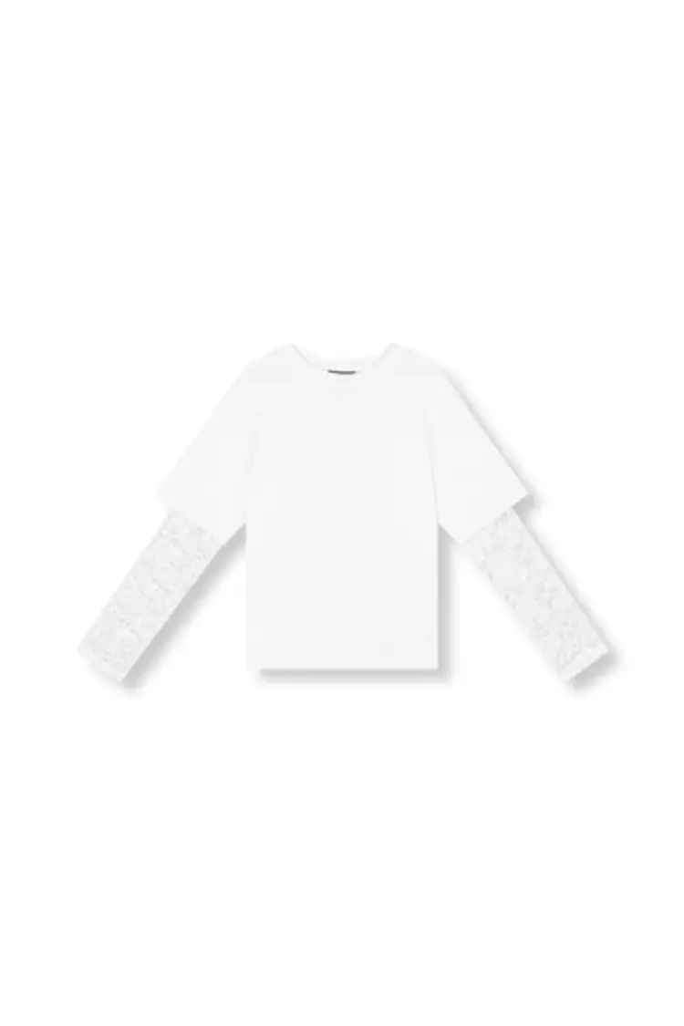 REFINED DEPARTMENT REFINED DEPARTMENT TEDDY TSHIRT WIT