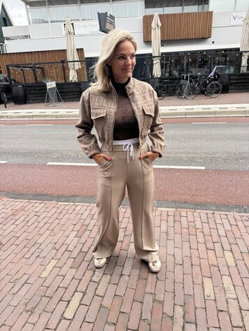 DAMES PANTALON BEIGE BAND