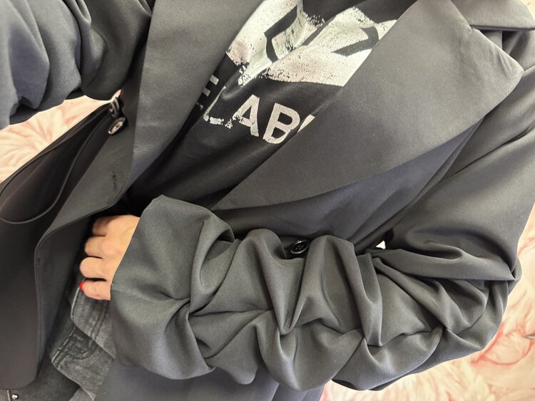 DAMES BLAZER SMOK ZWART