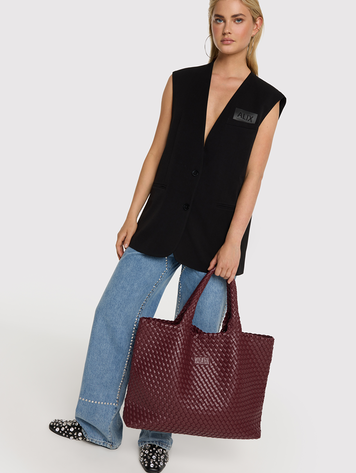 ALIX THE LABEL ALIX BRAIDED SHOPPER