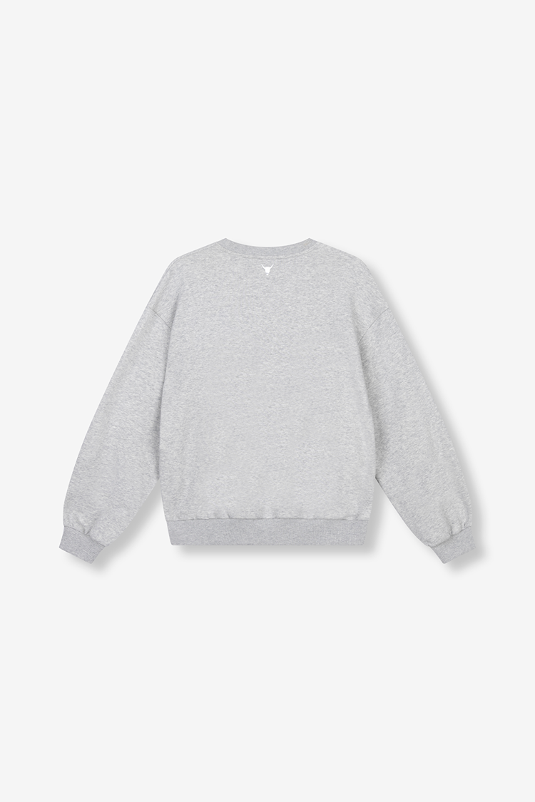 ALIX FOIL LOGO SWEATER
