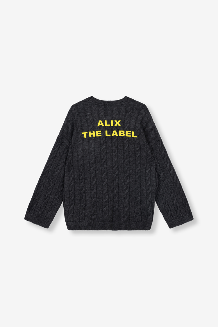 ALIX CROPPED CABLE JUMPER