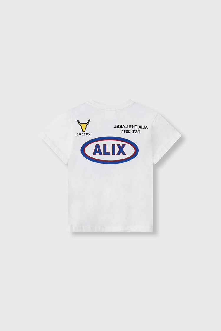 ALIX MINI ALIX MINI KNITTED SPORTS ARTWORK T-SHIRT
