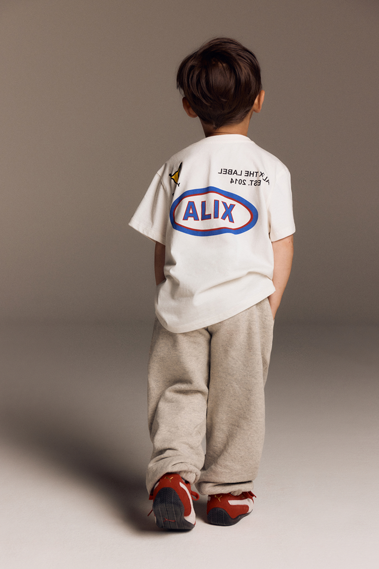 ALIX MINI ALIX MINI KNITTED SPORTS ARTWORK T-SHIRT