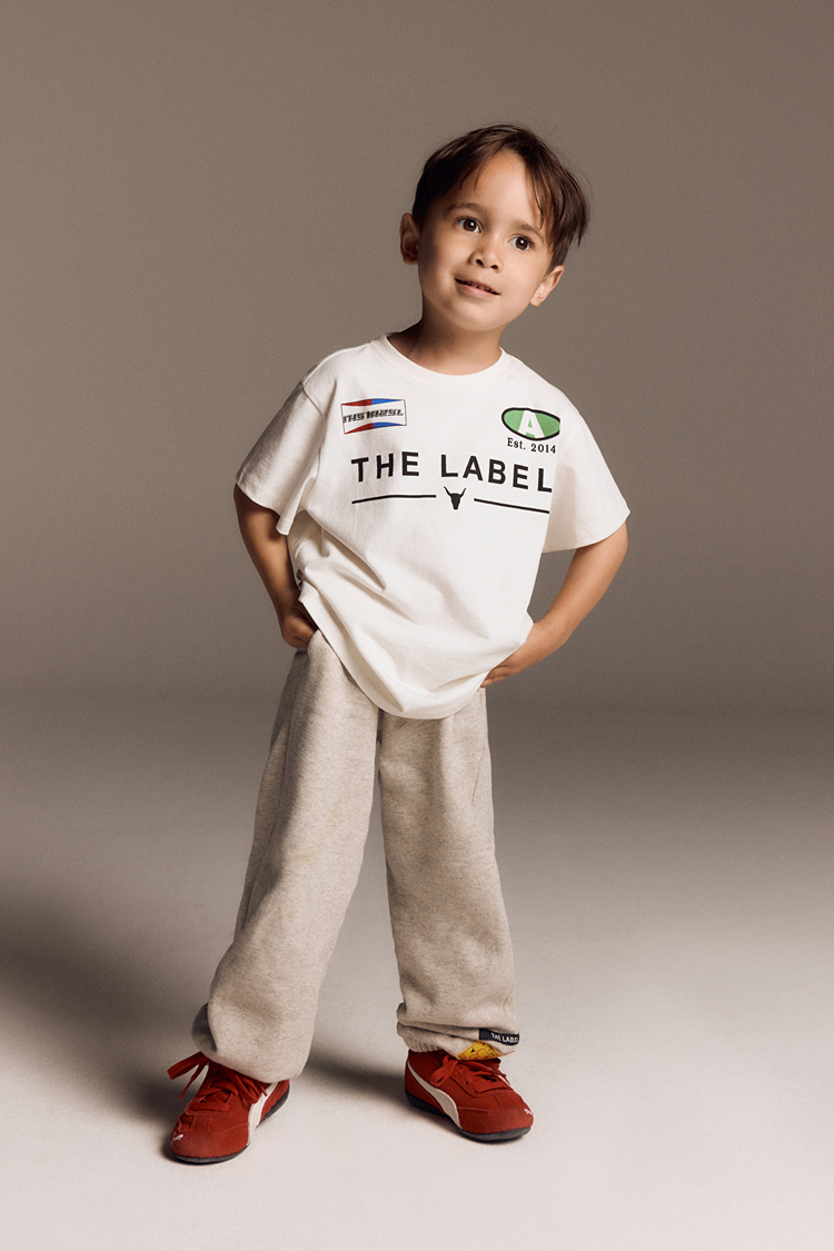 ALIX MINI ALIX MINI KNITTED SPORTS ARTWORK T-SHIRT