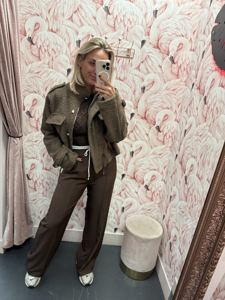 DAMES JAS TEDDY DIV.KLEUREN