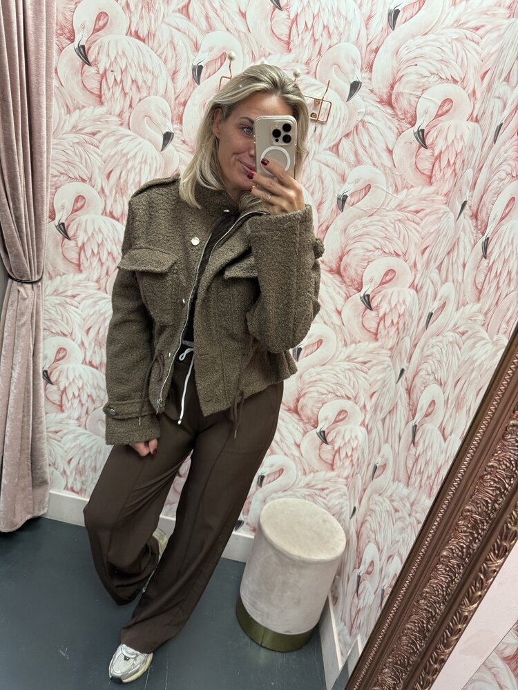 DAMES JAS TEDDY DIV.KLEUREN