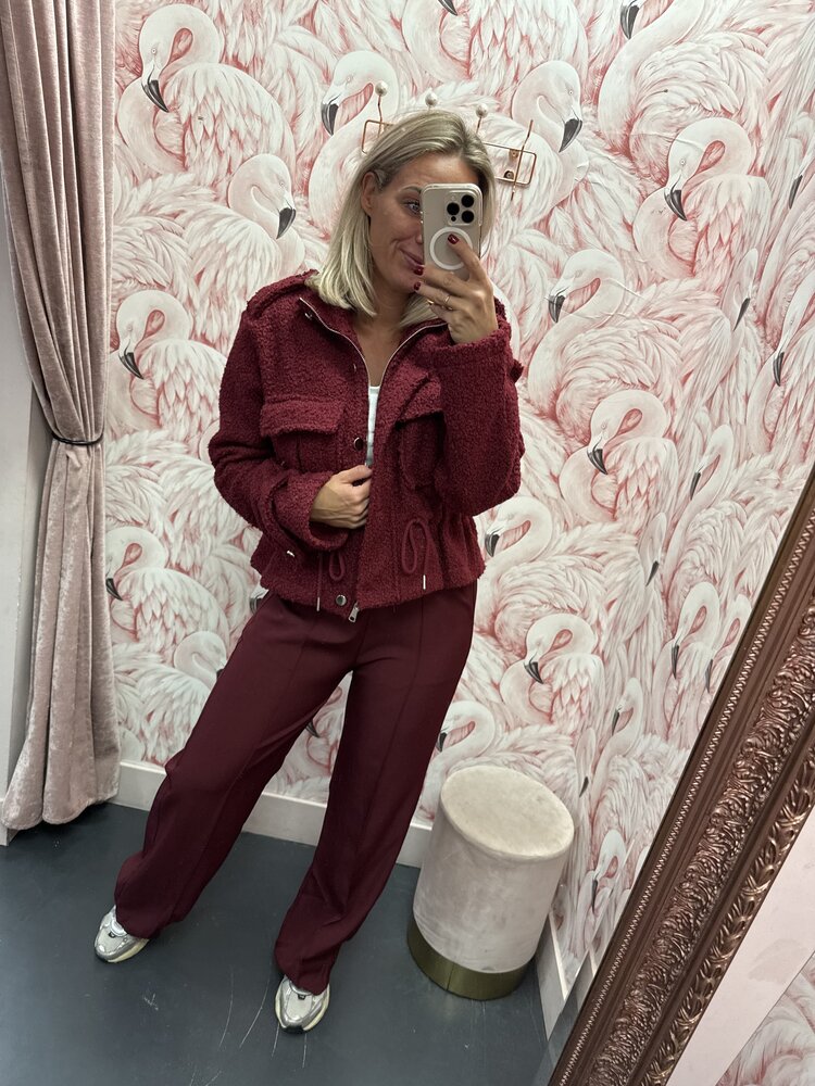 DAMES JAS TEDDY DIV.KLEUREN