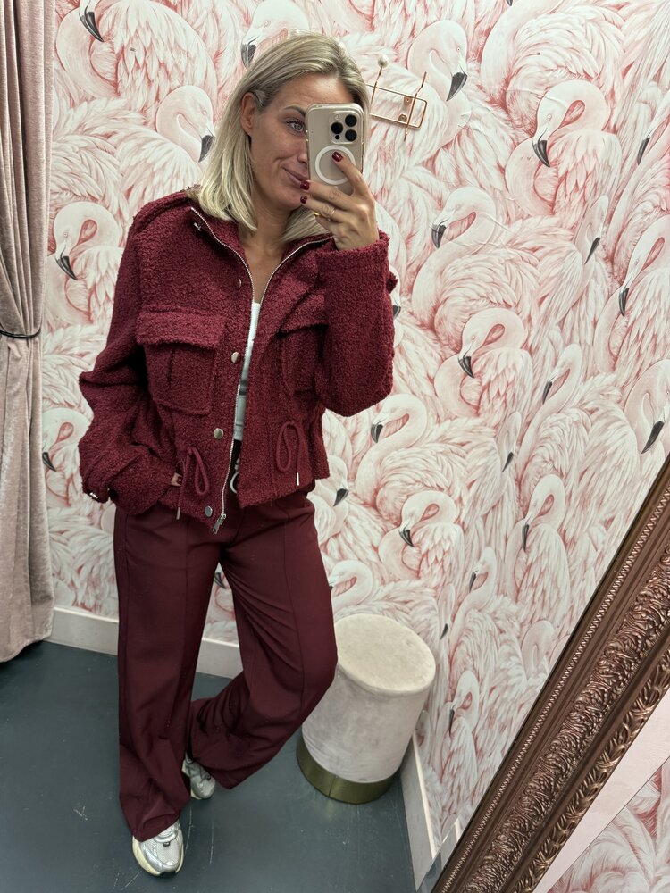 DAMES JAS TEDDY DIV.KLEUREN