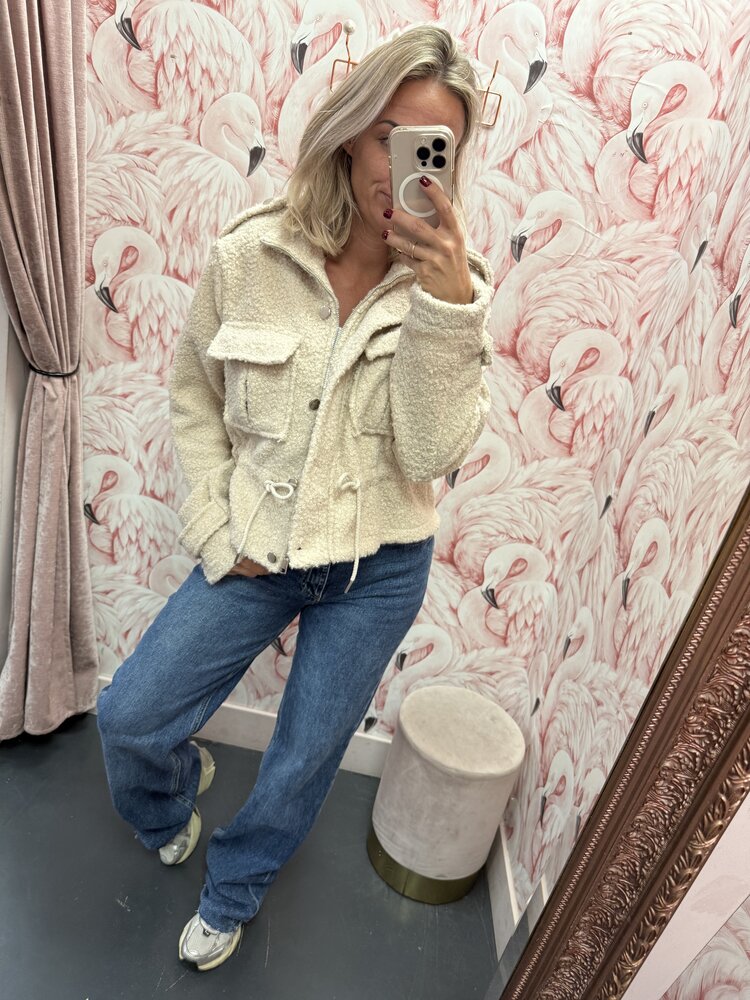 DAMES JAS TEDDY DIV.KLEUREN