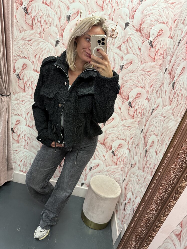 DAMES JAS TEDDY DIV.KLEUREN