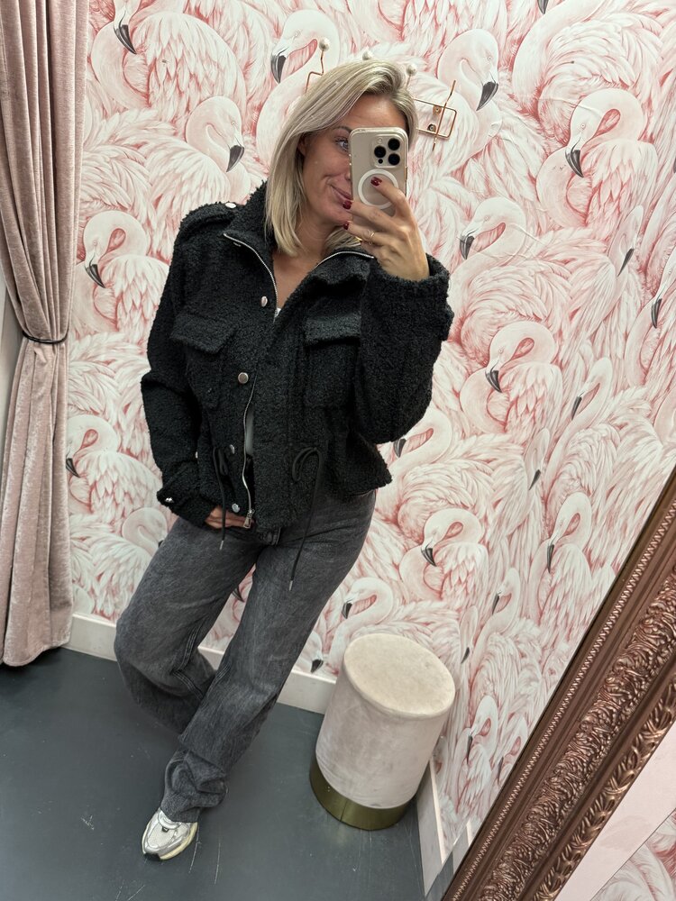 DAMES JAS TEDDY DIV.KLEUREN