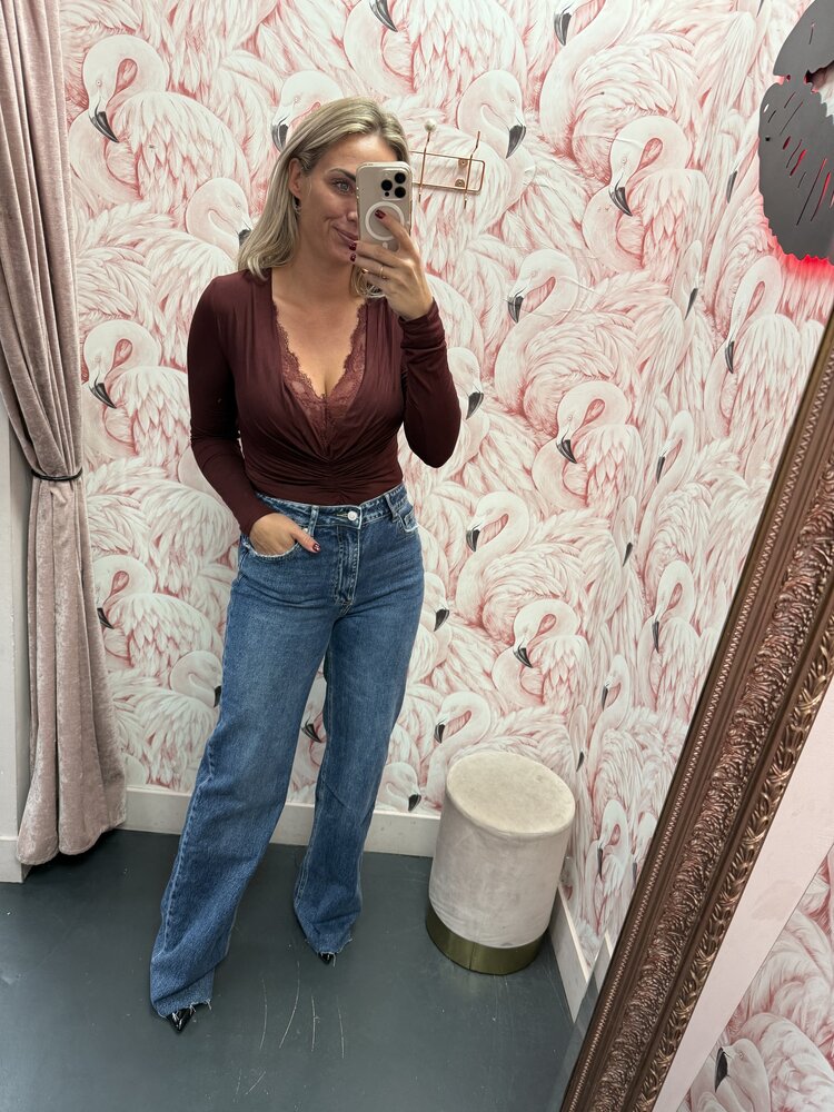 DAMES BODY BORDEAUX KANT