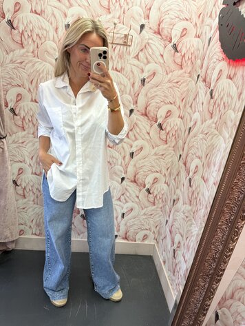 DAMES BLOUSE WIT BASIS