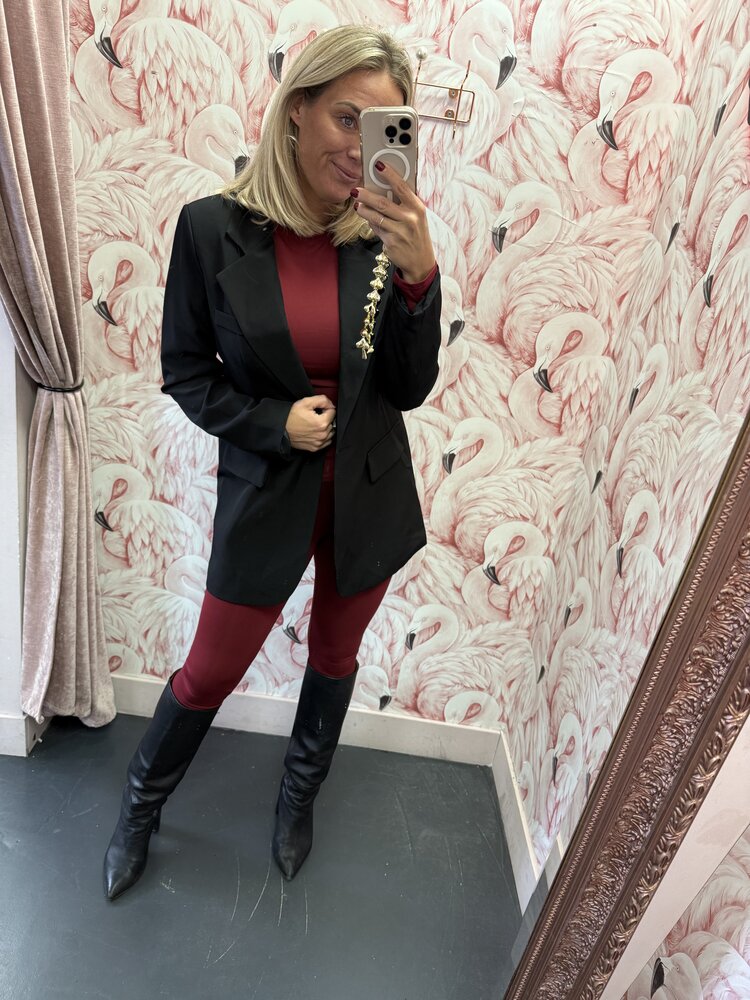 DAMES LEGGING BORDEAUX