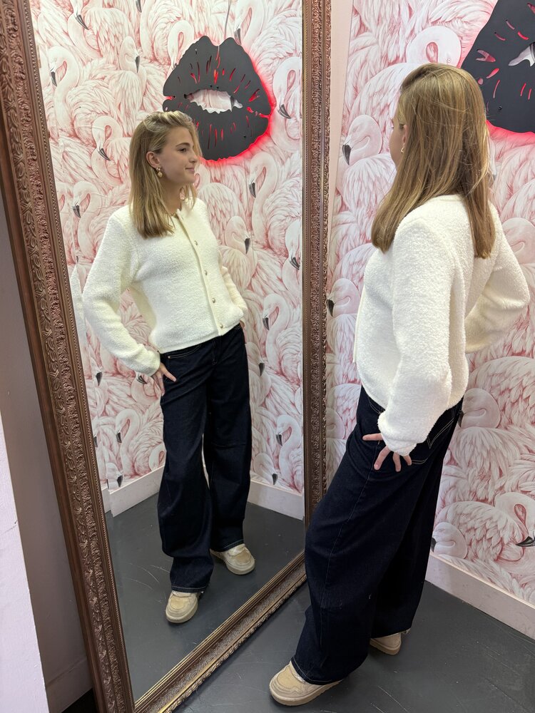 DAMES VESTJE OFF WHITE