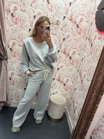 DAMES JOGGINGPAK KAPMOUW GRIJS