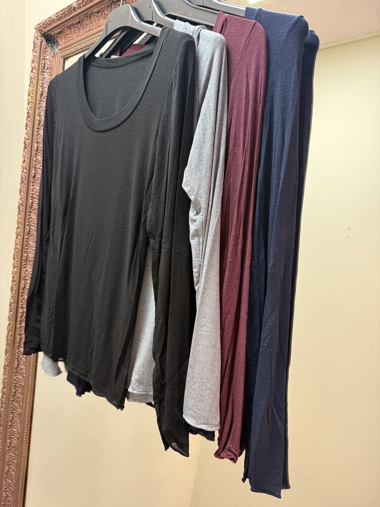 DAMES CASHMEE TOP RONDE HALS