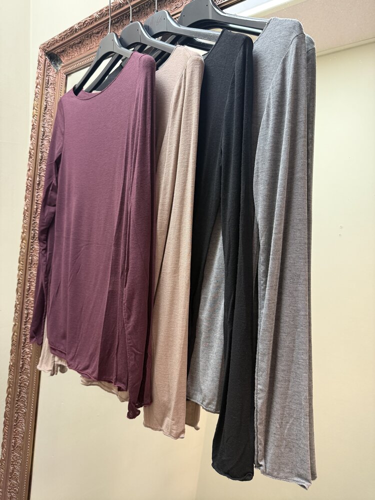 DAMES CASHMERE TOP RECHTE HALS