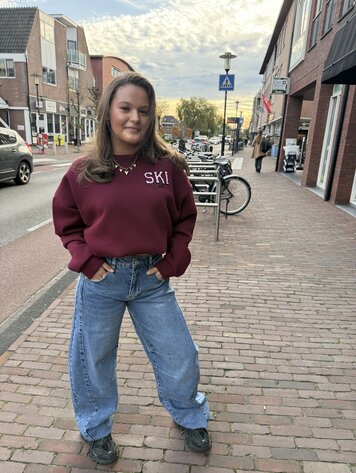 DAMES BALLOON JEANS BLUE