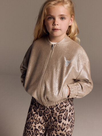 ALIX MINI ALIX MINI SILVER BOMBER JACKET