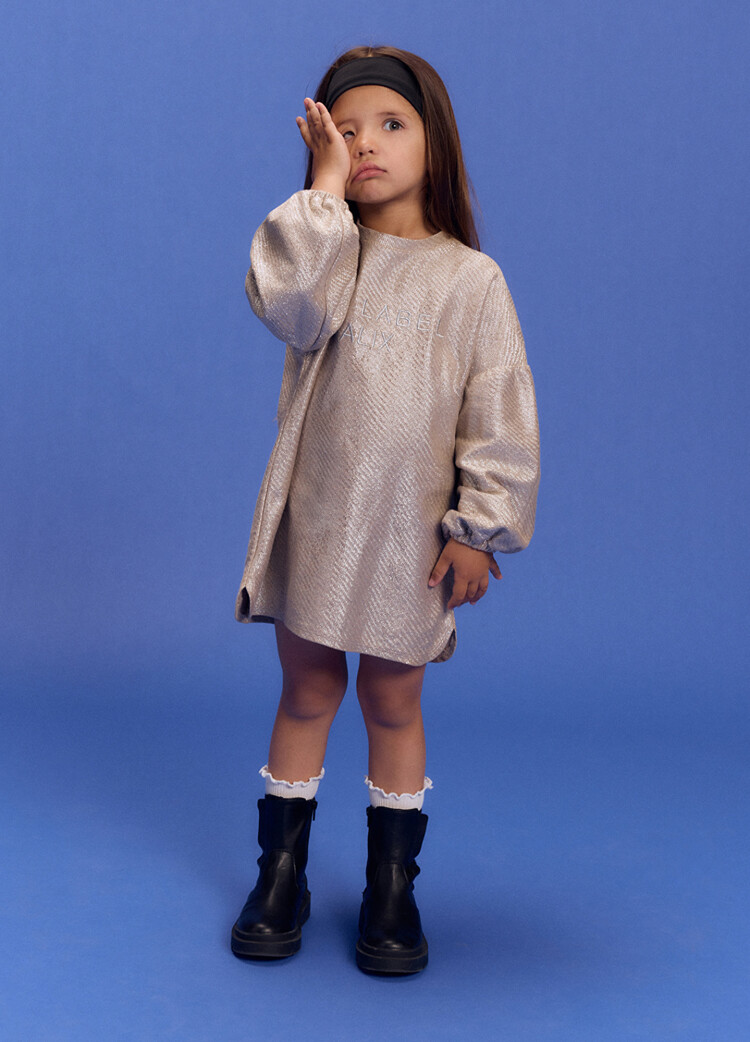 ALIX MINI ALIX MINI SILVER DRESS