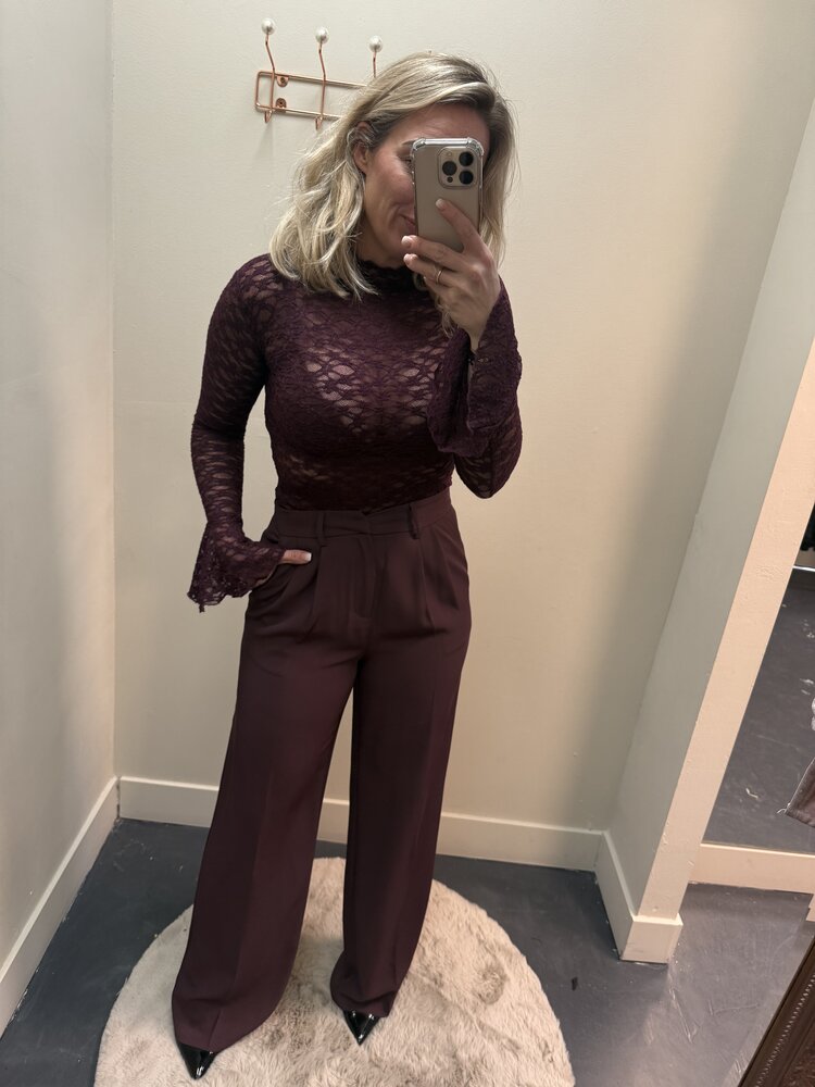 DAMES PANTALON BURGENDY