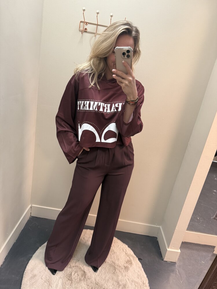 DAMES PANTALON BURGENDY