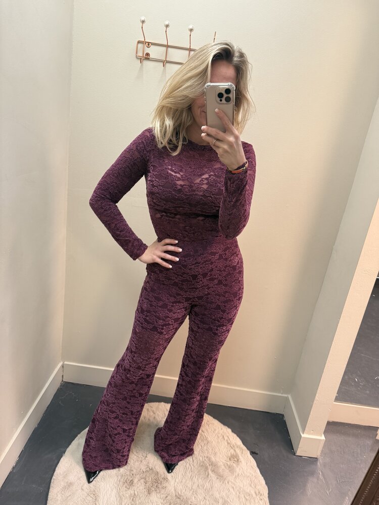 DAMES FLAIR BURGENDY KANT