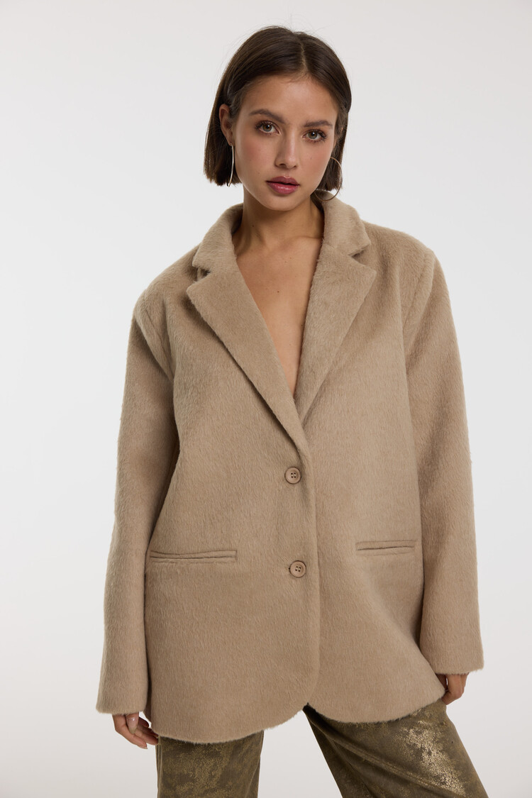 REFINED DEPARTMENT REFINED DEPARTMENT BLAZER BODI HAIRY