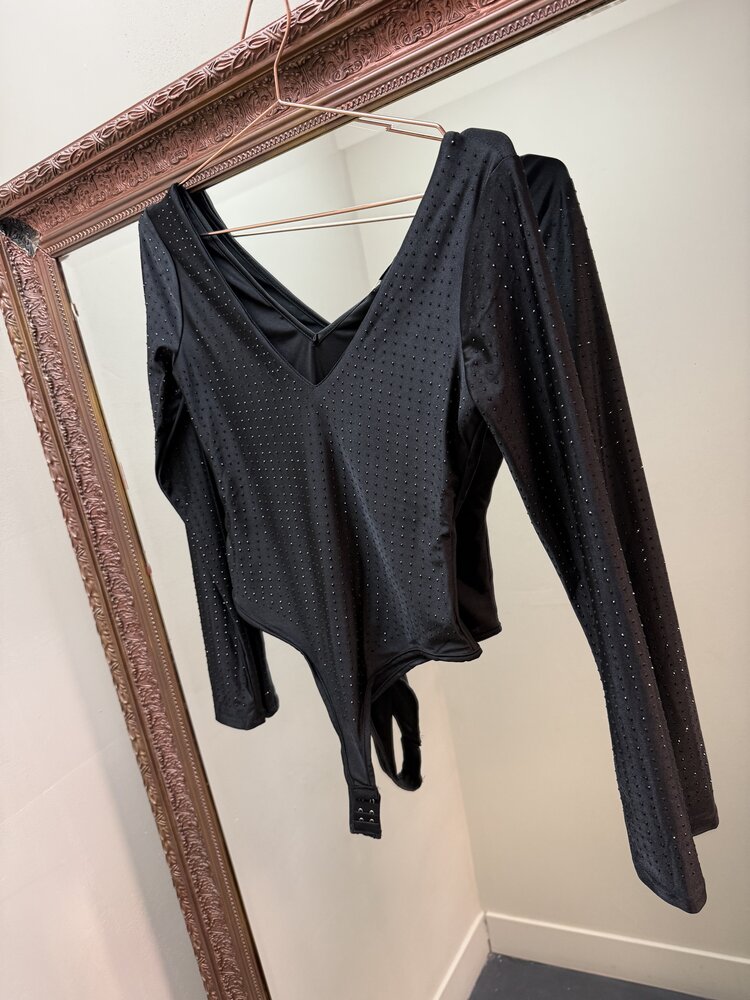 DAMES BODY DIAMOND ZWART