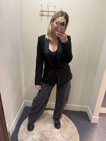 DAMES BLAZER LUXE BLACK