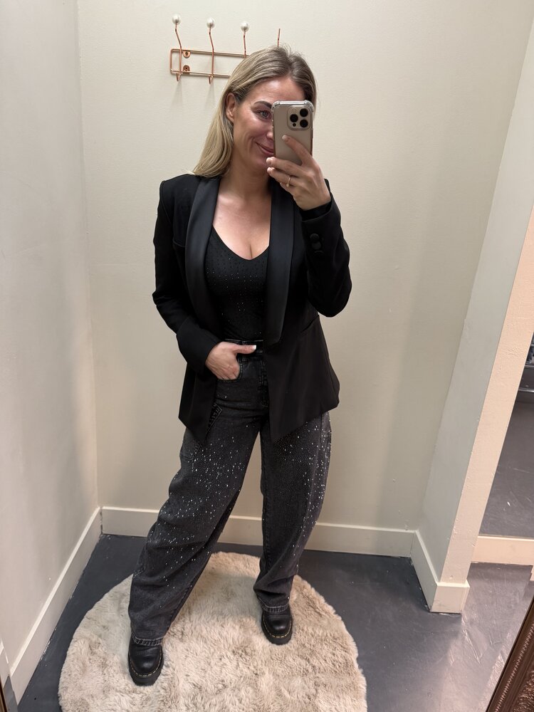 DAMES BLAZER LUXE BLACK