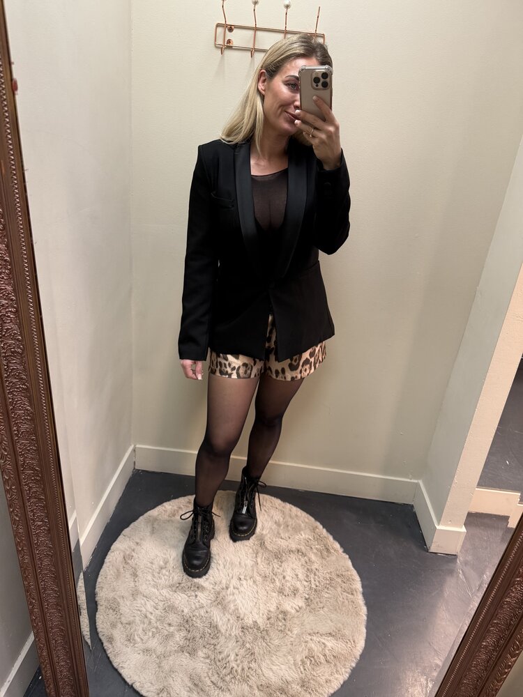 DAMES BLAZER LUXE BLACK