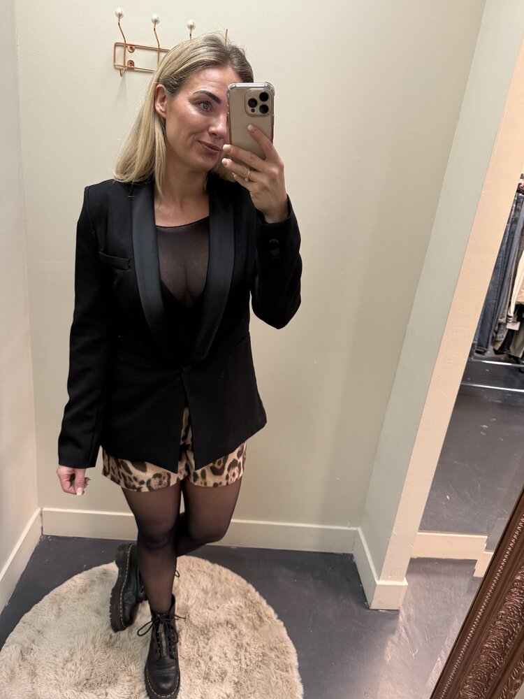 DAMES BLAZER LUXE BLACK