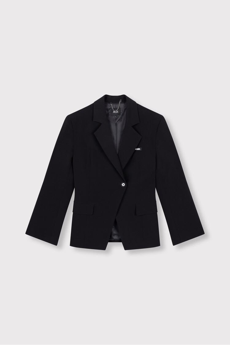 ALIX THE LABEL ALIX FITTED BLAZER BLACK