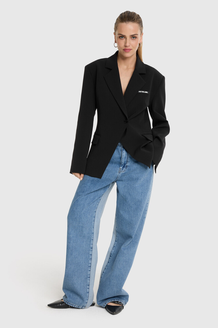 ALIX THE LABEL ALIX FITTED BLAZER BLACK
