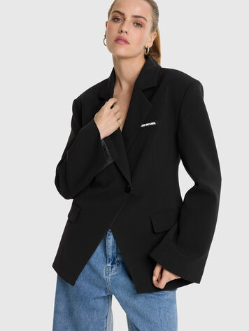 ALIX THE LABEL ALIX FITTED BLAZER BLACK