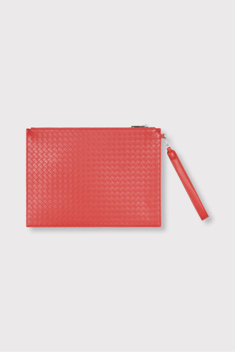 ALIX THE LABEL ALIX BRAIDED CLUTCH