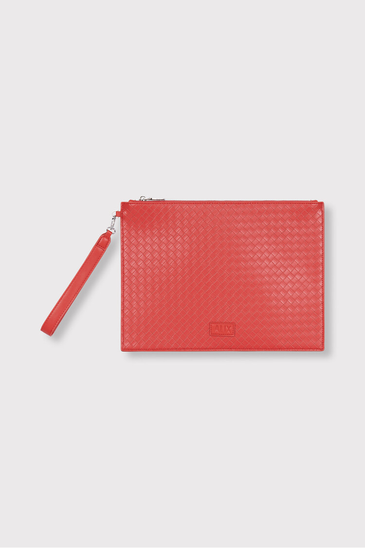 ALIX THE LABEL ALIX BRAIDED CLUTCH