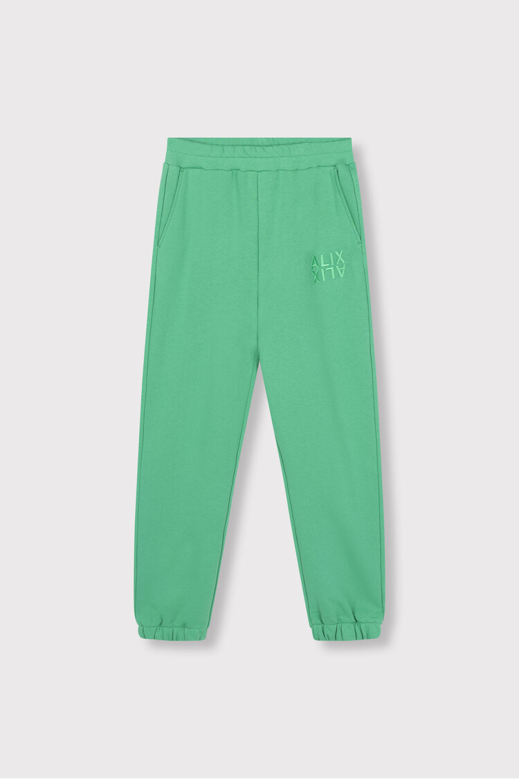 ALIX THE LABEL ALIX KNITTED SWEAT PANTS GREEN