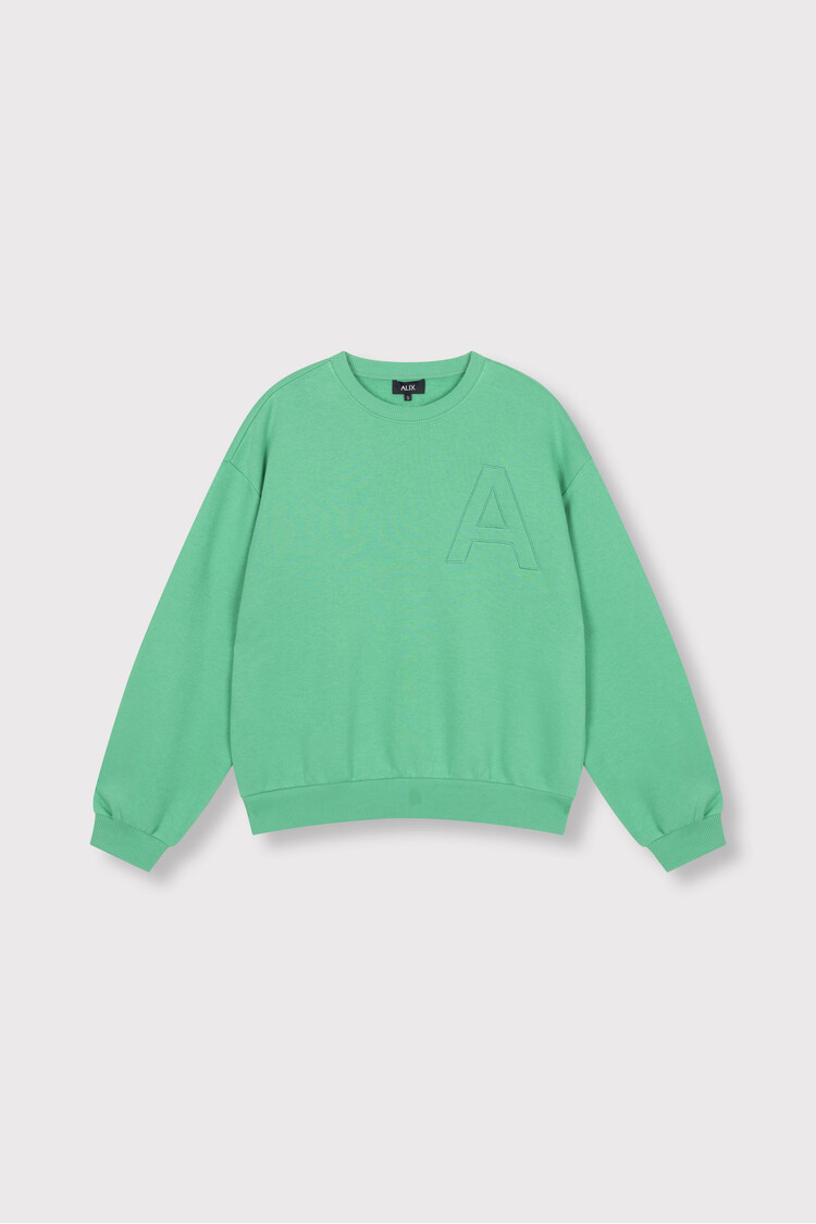 ALIX THE LABEL ALIX KNITTED EMBROIDERED A SWEATER