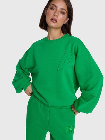 ALIX THE LABEL ALIX KNITTED EMBROIDERED A SWEATER
