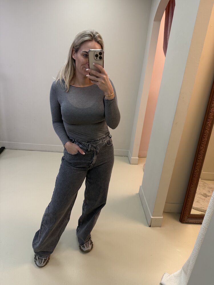 DAMES  JEANS GREY SCHUIN