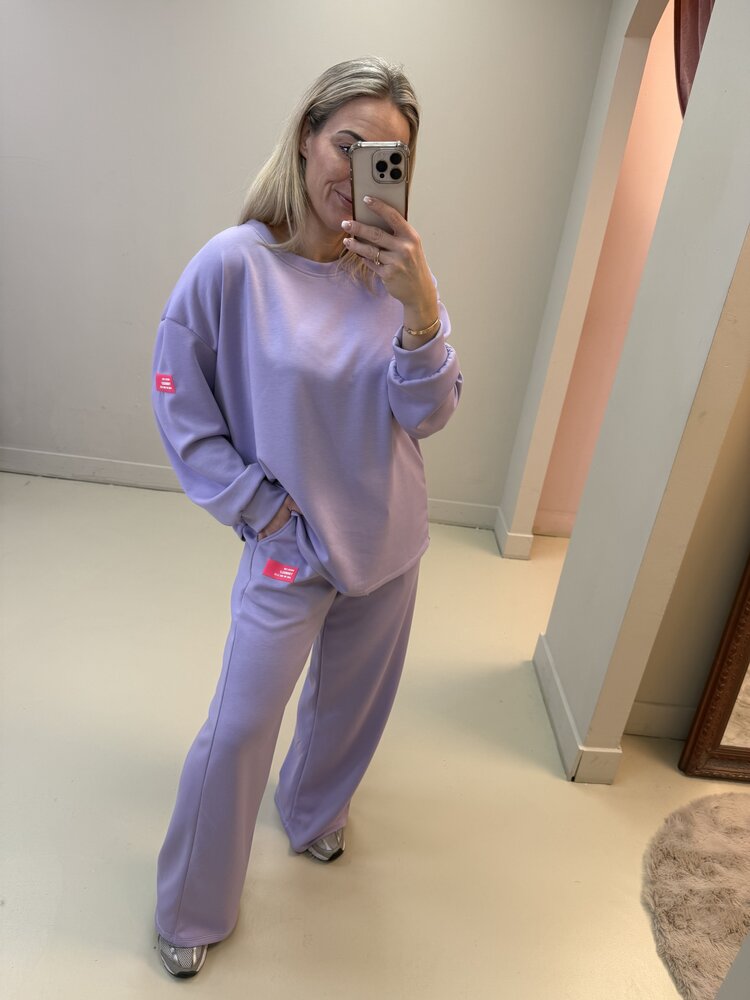 DAMES COMFY SET DRESS FOR YOURSELF LILA