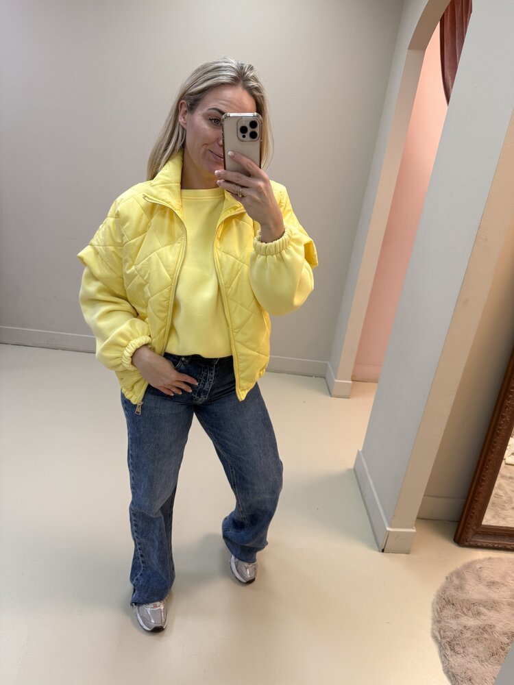 DAMES SWEATER GOOD VIBES GRIJS