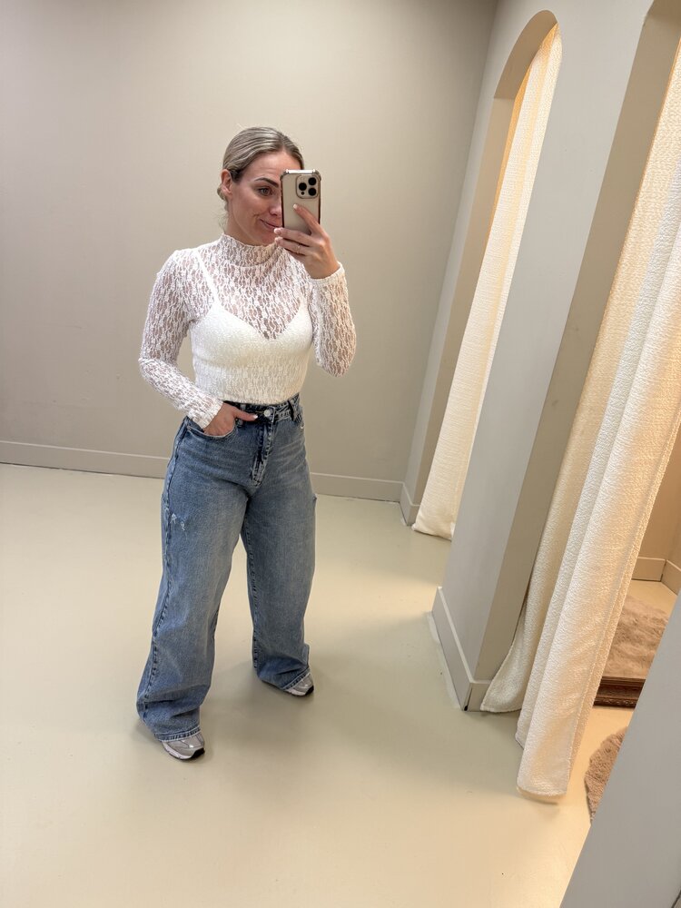 DAMES BAGGY JEANS QUEEN HEARTS