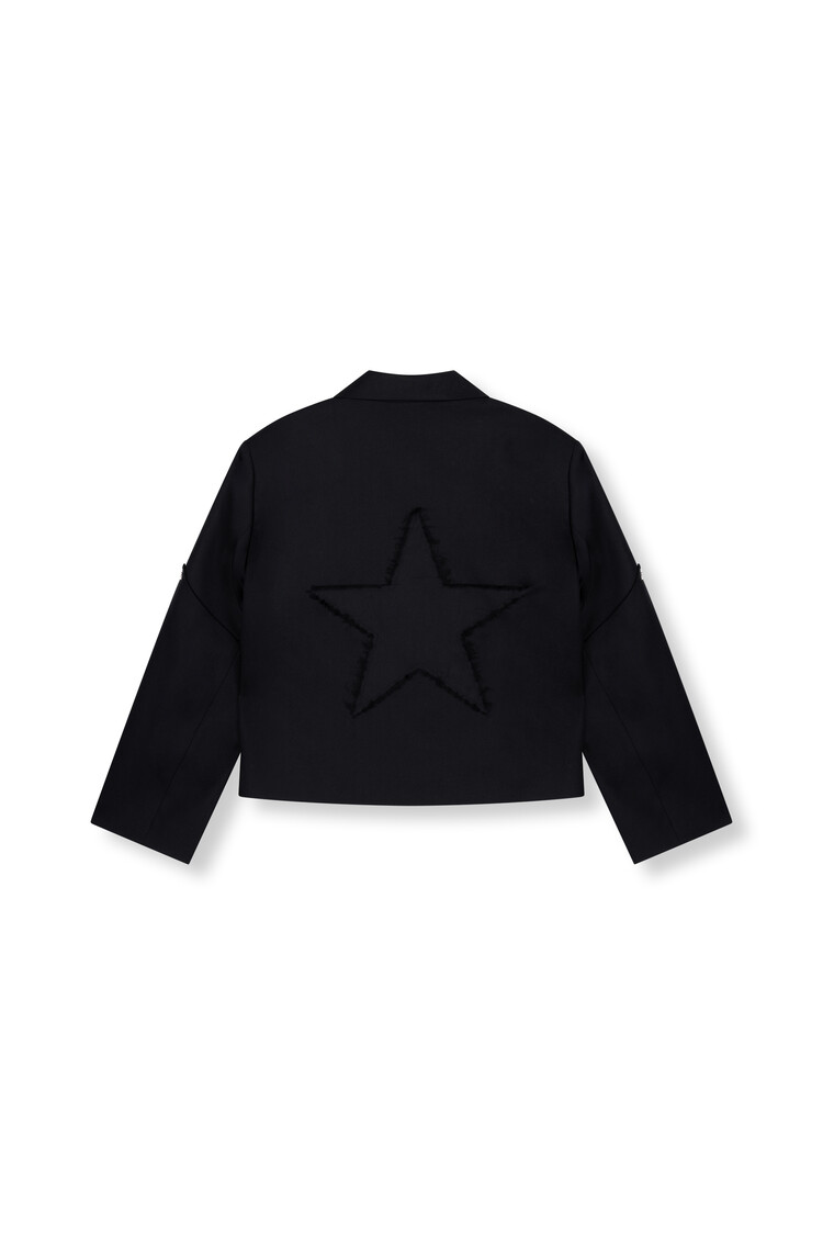 REFINED DEPARTMENT REFINED DEPARTMENT STAR CROPPED BLAZER
