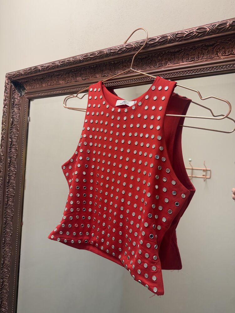 DAMES TOP DIAMOND ROOD